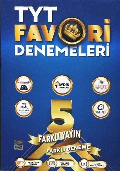 TYT Favori Denemeleri (5 Farklı Yayın) -  Favori Yayınları