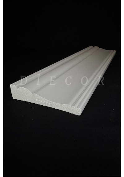Diecor Dekoratif Boyanabilir 25 Adet 9 Cm Polistren Süpürgelik Model:xa140