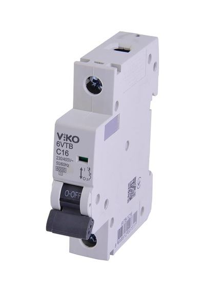 Tr 6vtb-1c16 Otomatik Sigorta 6ka C Tipi 1 Kutup 16a