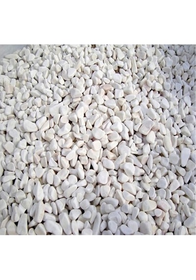 Dekoratif Beyaz Çakıl Taşı Küllük Teraryum Taşı 1650 Gr (384064006)