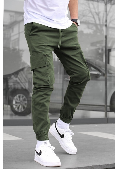 Madmext Madmext Haki Kargo Cep Jogger Pantolon 5647-haki Haki