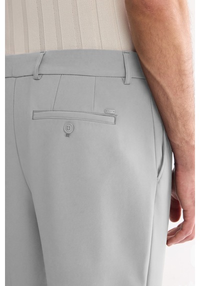 Avva Erkek Gri Beli Lastikli Teknik Kumaş Comfort Slim Fit Pantolon A61y3209