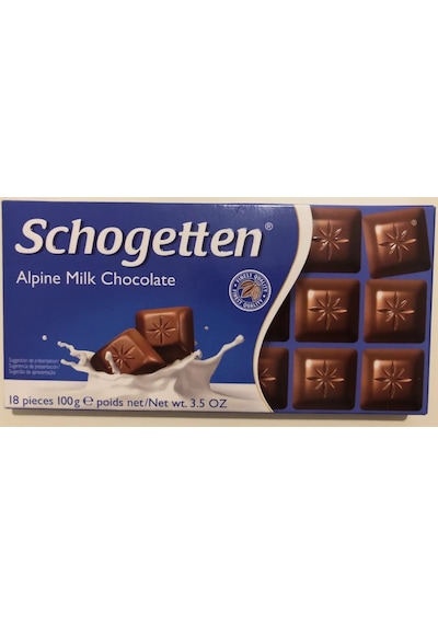 Schogetten Sütlü Çikolata 100 Gr. (1 Adet)