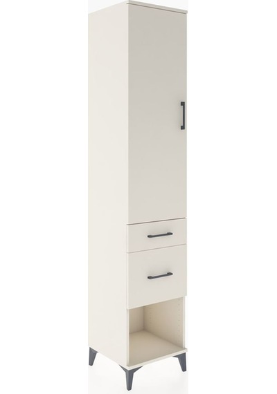 Hyperion Dolap 2 Raflı 2 Çekmeceli Tek Askılı 44x44x221 Aytaş... Aytaşı