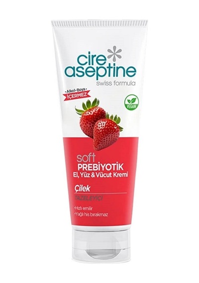 Cire Aseptine Soft Çilek Prebiyotikli Krem 75 Ml