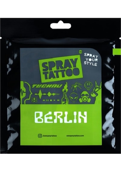 Berlin City Pack Geçici Dövme Şablon Seti 15 Desen