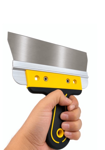 Eğri Saplı Spatula 20 Cm Paslanmaz Çelik Temizlik Boya Sıva Kazıma Harç Karıştırma Ispatulası
