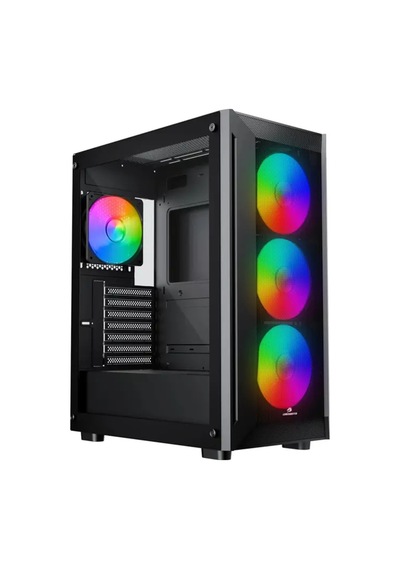 Raıder E651b 650w 80+ Usb 3.0 Mesh 4 Rainbow Fanlı Mid-t E-atx Gaming Siyah Kasa K08 Bla