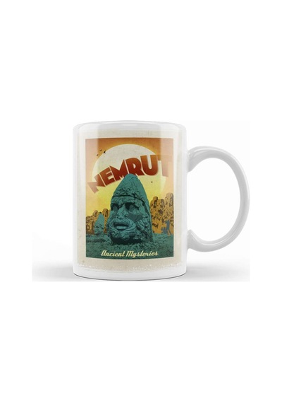 Nemrut Dağı Kupa Bardak Porselen Karışık
