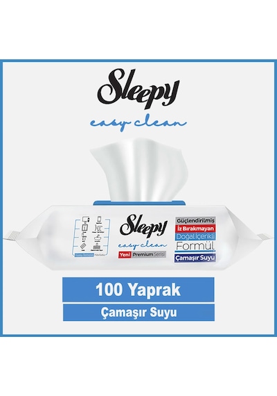 Şeylişeyler Sleepy Yüzey Temizlik Havlusu Çamaşır Sulu 100'lü 3 Paket Diğer
