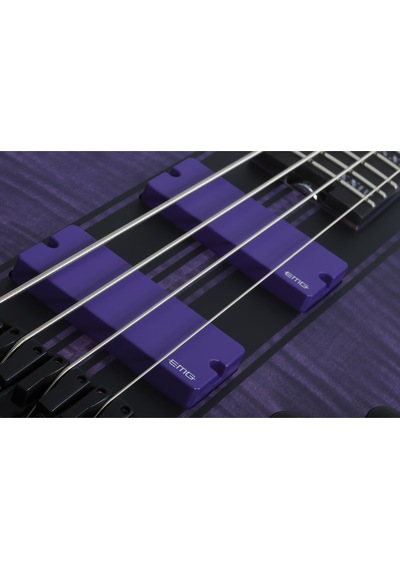 Schecter C-4 GT Bas Gitar (Satin Trans Purple)