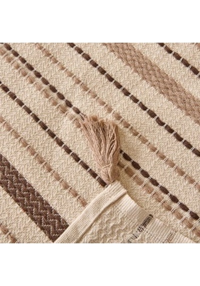 Soft Austin Tek Kişilik Yatak Örtüsü - Kahverengi - 195x225 Cm Çok Renkli