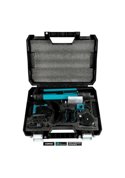 Assur Asr926 360 16 Köşe Tripod'lu Lazer Metre Hizalama Mavi
