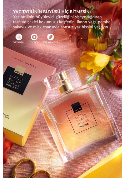 Little Black Dress Holiday Kadın Parfüm Edp 50 Ml. Üçlü Paket Çiçeksi