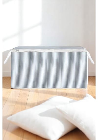 2 Adet Megaplus Yorgan Yastık Hurcu En Büyük Boy Hurç Sandık Tipi Hurç 80 X 60 Kumaş Gri Tr Diğer