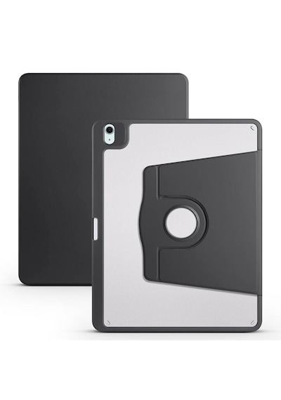 Arabulalaca Apple Uyumlu iPad Air 13 2024 Siyah Renginde Kalem Bölmeli Dönebilen Stantlı Kılıf Standlı Kapak Arabulalaca Apple Uyumlu iPad Air 13 2024 Siyah Renginde Kalem Bölmeli Dönebilen Stantlı Kılıf Standlı Kapak
