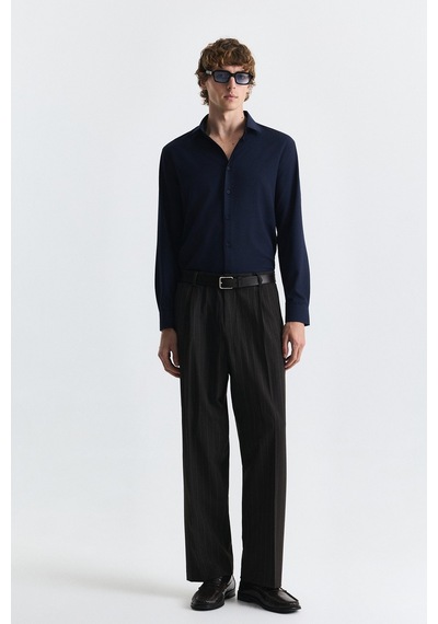 Antioch Comfort Slim Fit Gömlek Lacivert