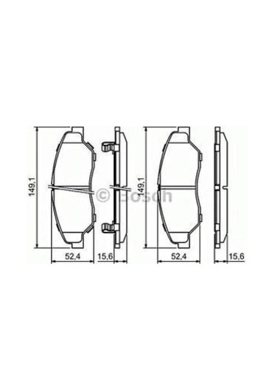 ÖN BALATA SPORTAGE 2.0 2.0I 16V 2.0TD (94-03) İKAZ KABLOLU (0986T