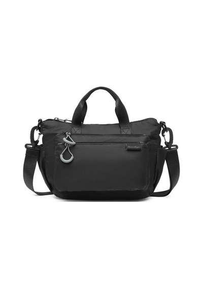 Smart Bags Ekstra Hafif Kumaş Kadın Postacı Çantası-2022-3136 Siyah
