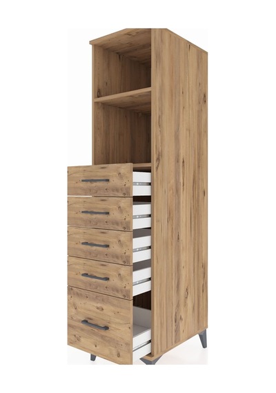 Kronos Dolap 2 Raflı 5 Çekmeceli 44x59x182 Çam-çam Çam Kronos Dolap 2 Raflı 5 Çekmeceli 44x59x182 Çam-çam Çam