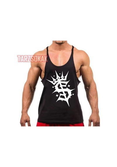 Tarzsokak Gym Tank Top Fitness Sporcu Atleti Gym24 Siyah
