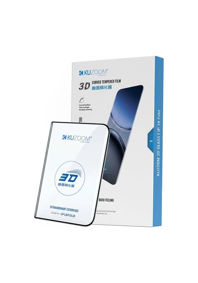 3 D Curved İphone Duo Katlanabilir Dış Ekran Uyumlu 3d Kavisli Tam Kaplayan Hd Temperli Cam