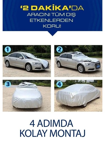 Fiat Egea Sedan Araca Uyumlu Premium Kalite Oto Araba Brandası - Örtüsü Sd3