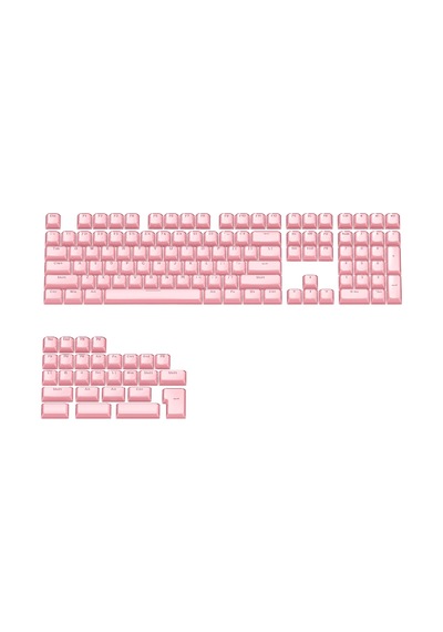 Mekanik Klavye Crystal Jelly Keycaps -136 Tuşlu Kristal Jelly Yarı Saydam Oem Profil Pembe Tuş Takımı