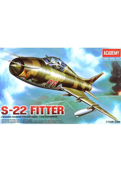 Academy 12612 1/144 Ölçek, Su-22 Fitter Savaş Uçağı, Plastik Model Kiti-48839