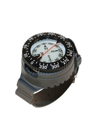 Kraken Gösterge Pusula Kayışlı 60 MM Siyah