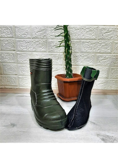 Akınalbella Akinalbella 026 Eva Kısa 23cm Hafif Çoraplı Avcı Balıkçı Günlük Çizme