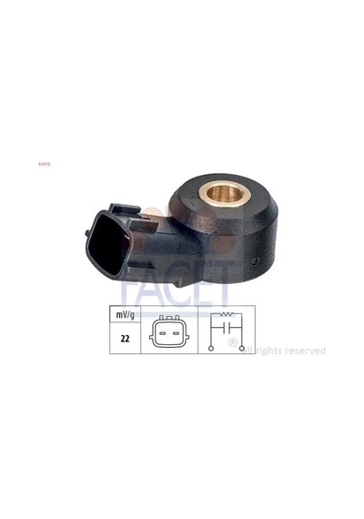 Fiat Linea Vuruntu Sensoru 1.4 2007-2018 Facet 93115
