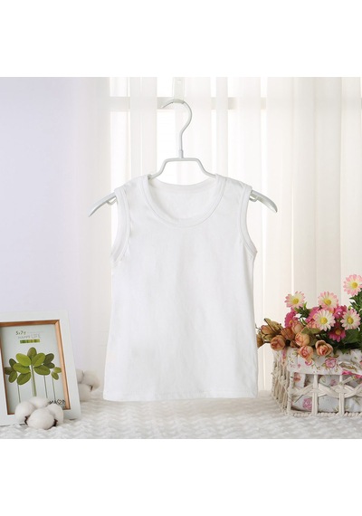 Güneri Underwear Erkek Çocuk Beyaz Kalın Askılı Ribana Atlet % 100 Pamuklu Atlet 3 Lü Paket 301-501-3b Beyaz