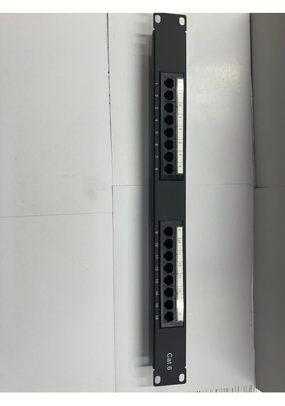 16 Port Patch Panel 16 Port Cat6 Patch Panel