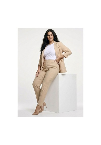 Hanezza Yeni Sarap Rengi Kadın Blazer Ceket Büyük Beden Takım Elbise Uyumlu Krem V1 - 5553107 Krem V1 Hanezza Yeni Sarap Rengi Kadın Blazer Ceket Büyük Beden Takım Elbise Uyumlu Krem V1 - 5553107 Krem V1
