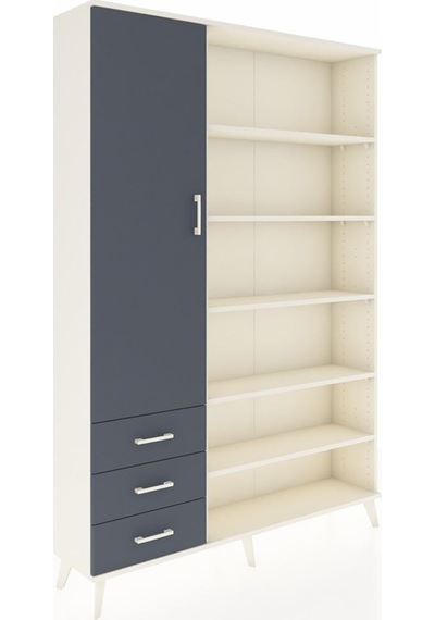 Arges Dolap 9 Raflı 3 Çekmeceli 3 Kapaklı 132x30x195 Aytaşı-antrasit/antrasit Antrasıt/antrasıt Arges Dolap 9 Raflı 3 Çekmeceli 3 Kapaklı 132x30x195 Aytaşı-antrasit/antrasit Antrasıt/antrasıt