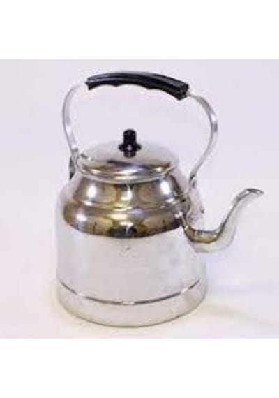 Maraş Alüminyum Üstten Kulplu Çaydanlık Demlik 5 Litre Çap 24 Cm