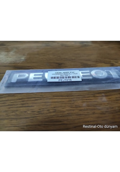 Peugeot 207 Bagaj Yazısı 2006 Ve Sonrası Yıllar Uyumlu Pejo 207 Arka Bagaj Yazısı 3m 3d Krom
