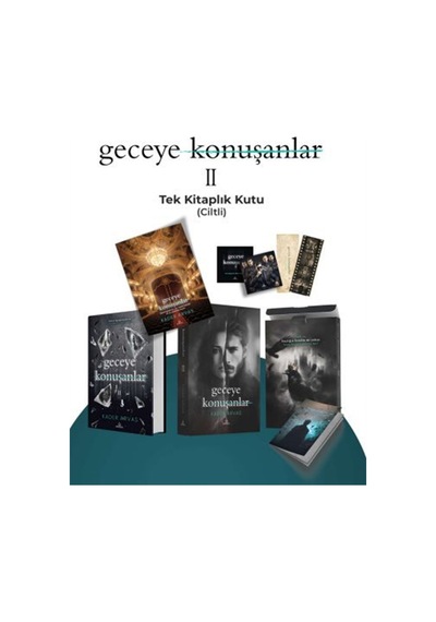 Geceye Konuşanlar Tek Kitaplık Kutu Ciltli / Kader Arvas