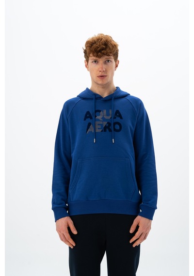 AR-MA Arma Erkek Regular Fit Kanguru Cepli Sweatshirt K24254926001 Saks Mavisi