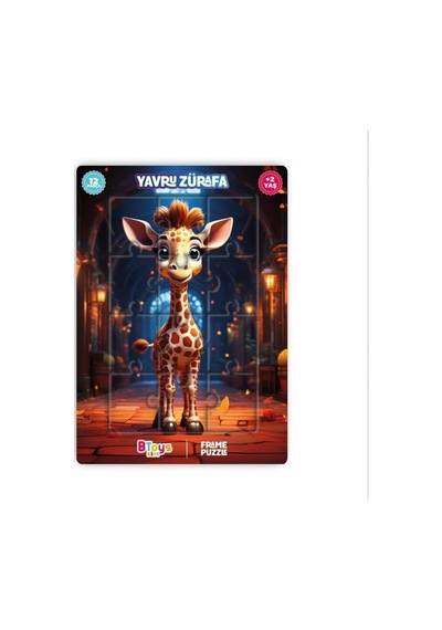 Btoys Kıds 12 Parça Puzzle Yavru Zürafa