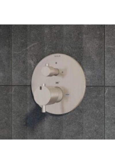 Vitra Origin Ankastre Termostatik Banyo Bataryası A4267134 V-box Sıva Üstü Grubu - Fırçalı Nikel Diğer