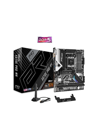 Asrock X670E Pro RS AMD X670 6600 MHz (OC) DDR5 Soket AM5 ATX Anakart