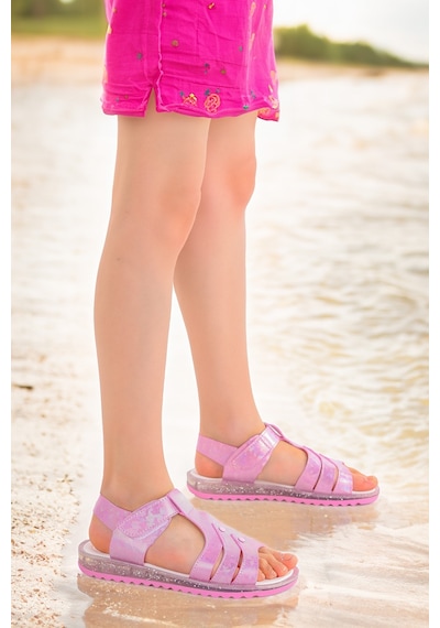 Kiko Kids Kız Çocuk Sandalet Arz 2354 Pembe