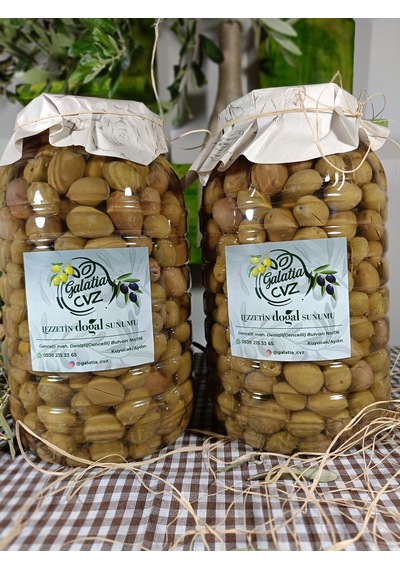 Aydın Yöresi Memecik Cinsi Sofralık Tatlandırılmış Çizik Zeytin 4 KG