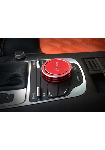 Audi A3 S Line Navigasyon I-Drive Düğme Krom Metal Kaplaması (548706203)