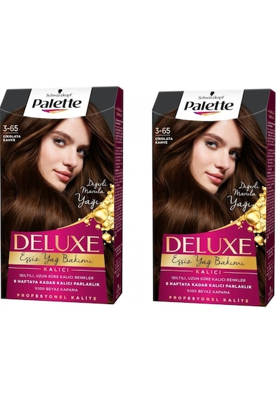 Palette Deluxe 3 - 65 Çikolata Kahve ( 2 Li )