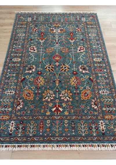 Çam Halı Sultani 805 Yeşil Yün Ve Bambu İle Özel Tezgahlarda Üretilen Otantik Desenli El Emeği Modern Uşak Halısı Gri Çam Halı Sultani 805 Yeşil Yün Ve Bambu İle Özel Tezgahlarda Üretilen Otantik Desenli El Emeği Modern Uşak Halısı Gri