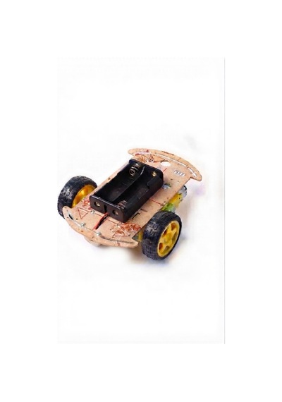 2wd Robot Araba Kiti - 18650 Pil Yuvalı Set