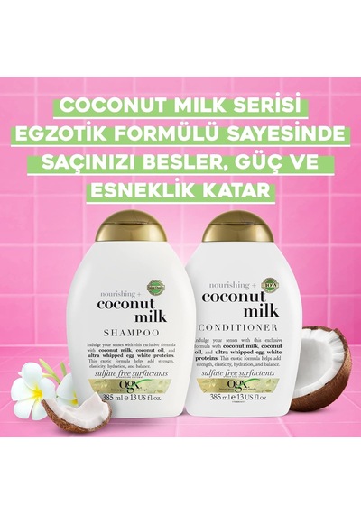 Coconut Milk Besleyici Sülfatsız Saç Bakım Kremi 385 Ml